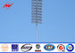 Power Plants Lighting Conical 36m Square Light High Mast Pole With Auto Racing System dostawca