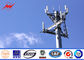 Antykorozyjna mobilna komunikacja Mono-Pole Tower 100 FT z cynkowaniem ogniowym dostawca