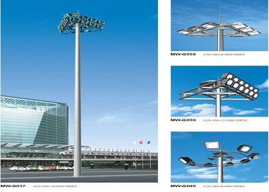 12 side poles painting High Mast Pole including lighting fixture dostawca