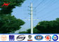 Durable Gr65 60FT 1280KG Load Steel Utility Pole with Galvanized Cross Arm dostawca