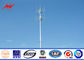 Round Tapered Mast Steel Structure Mono Pole Tower , Monopole Telecom Tower dostawca