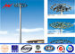 HDG galvanized Power pole High Mast Pole with 400w HPS lanterns dostawca