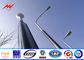 Round / Octagonal 8m Hot Dip Galvanized Street Light Poles With 30w LED dostawca