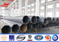 Customized Round High Voltage Steel Tubular Pole With Cross Arm ISO9001:2008 dostawca