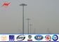 12 sides 40M High Mast Pole Gr50 material with round panel 8 lights dostawca