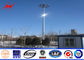 30M 12 lights High Mast Pole with 300kg rasing system for football field dostawca