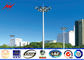 70 meters in height High Mast Pole with circular lantern panel for flood lighting dostawca
