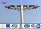40 meters powder coating galvanized High Mast Pole with 300kg rasing system for airport area lighting dostawca