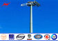 Plaza Lighting 1000W Painting 80M High Mast Outside Light Pole , BV dostawca
