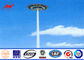Galvanized Tapered 30m High Mast Light Pole , Residential Outdoor Light Poles dostawca