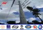13M 6.5KN 3mm Steel Utility Pole for 230kv termination tower with galvanization surface dostawca