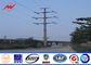 15M Height 6mm Thickness Bitumen Floodlight Pole For High Voltage Transmission Line dostawca