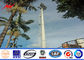 15m Powder Coated High Mast Outdoor Lamp Pole For Park Lighting Fixed Ladder dostawca