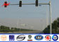 3m Expressway Traffic Light Pole , 1500mm Double Bracket Overpass Metal Light Poles dostawca