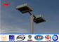 10M Blue Square Light Street Lighting Poles 4mm Thickness 1.5m Light Arm For Parking Lot dostawca