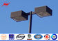 10M Blue Square Light Street Lighting Poles 4mm Thickness 1.5m Light Arm For Parking Lot dostawca