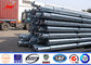 Angle Arms 8 Sides Steel Utility Pole 21 M Steel Power Poles Galvanized dostawca