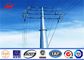 14m Heigth 16 sides Sections metal utility poles For Overhead Transmission dostawca