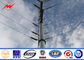 10m Commercial Light Steel Utility Pole FPR Power Transmission Line dostawca