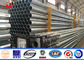 14M Galvanized Steel Transmission Pole 8 Sides Sections 4mm Wall Thickness dostawca