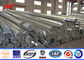 Polygonal 16m 800 DaN Galvanized Steel Power Pole 10kV - 220kV Capacity dostawca