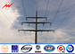 Tapered Two Section Steel Electrical Utility Poles ASTM A123 Galvanization Standard dostawca