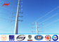 8 Sided 24M Clase 3000 Metal Steel Utility Poles For Transmission Overhead Line dostawca