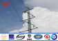 Conical HDG 15m 510kg Steel Electrical Utility Poles For Transmission Overhead Line dostawca