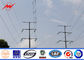 Utility Galvanised / Galvanized Steel Pole For Electrical Power Transmission Line dostawca