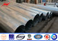 Bitumen Diameter 100 - 300 17M Electric Galvanized Steel Pole with Cross Arm dostawca