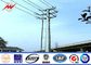 10m 11m Round Steel Utility Power Poles 5mm Thickness For Transmission Line dostawca