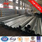 Medium Voltage Line 4mm Thickness Galvanized Steel Pole With Earth Rod Accessories dostawca