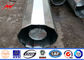 Dodecagonal 69KV Galvanized Tubular Steel Pole 95FT AWS D1.1 For Philippine dostawca
