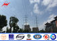 11KV 73KM Transmission Line Galvanized 4mm Electric Steel Pole with Bitumen dostawca
