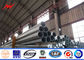 Galvanized Polygonal Tapered Electrical Power Pole For Transmission Line Project dostawca