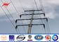 69kv - 115kv Galvanized Octagonal Electrical Power Pole With Bitumen Surface Treatment dostawca