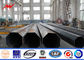 15m 1250Dan Bitumen Electrical Power Pole For Transmission Line Project dostawca