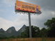 Galwanizowana stal Multi Color Roadside Outdoor Billboard Reklama wysokości 3M dostawca