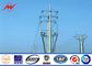 12m Height Spray Paint Galvanised Steel Poles For Transmission Equipment dostawca