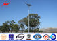 17m Galvanized Painted 400W Round Solar Philippines Street Lighting Poles Price For Road / Highway dostawca