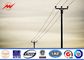 Medium Voltage Galvanized Power Transmission Poles For Electrical Project dostawca