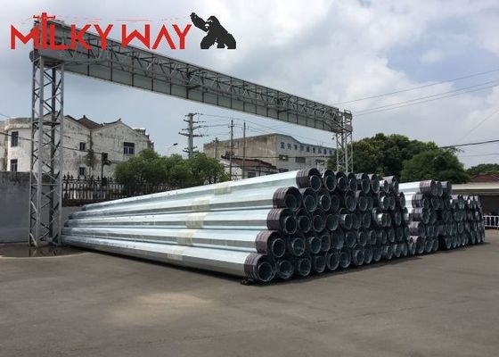 12M 16KN Stalowy rurkowy słup elektryczny dla projektu transmisji linii dystrybucyjnej energii elektrycznej dostawca