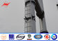 Galwanizacja 25M wieża o wysokim masztu Kołnierzowa stalowa wieża komunikacyjna z monopoli dostawca