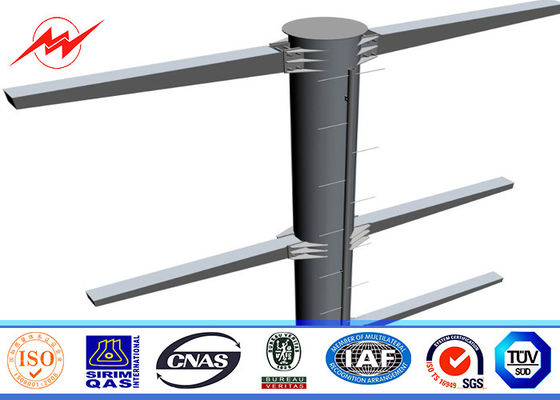 Stalowy słupek z galwanizowanej stali 11M do napowietrznej linii przesyłowej