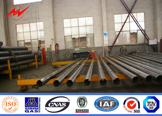 Oś podporowa ze stali ocynkowanej o średnicy 8m do oświetlenia podjazdu