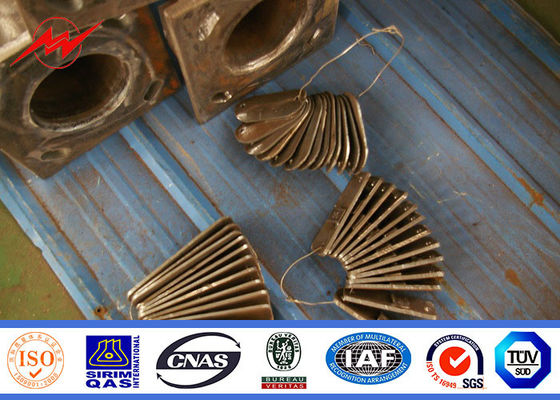 Oś podporowa ze stali ocynkowanej o średnicy 8m do oświetlenia podjazdu