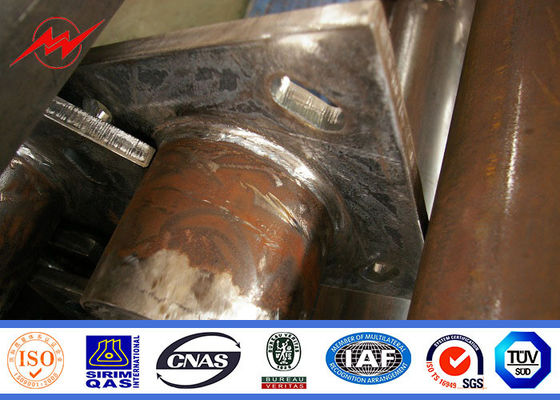 Okrągły maszt o wysokości 35 m do oświetlenia parku z systemem podnoszenia