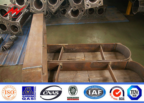 20m conical high mast pole for sports center lighting with winch