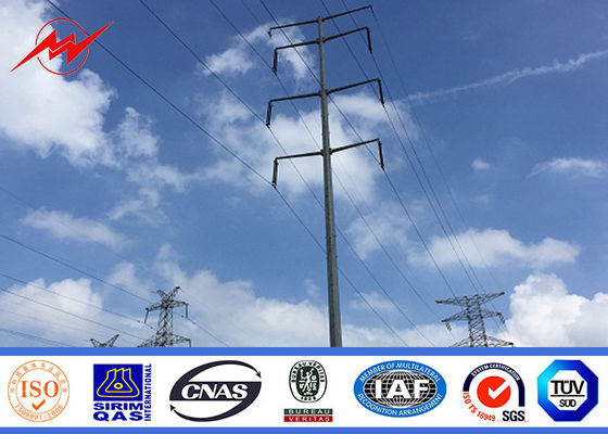 40FT hot dip galvanized Steel Utility Pole for trasmission line