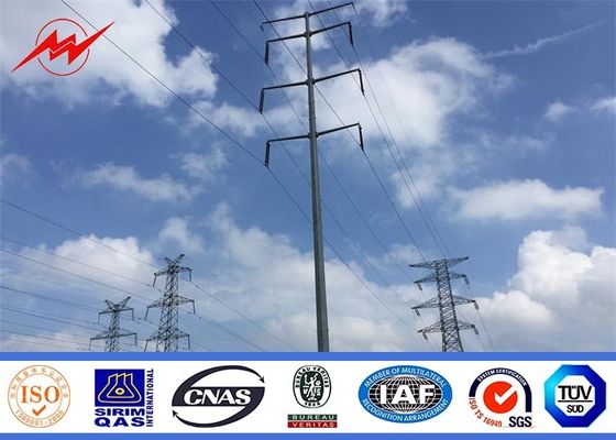 110KV multisided electrical power pole for over headline project
